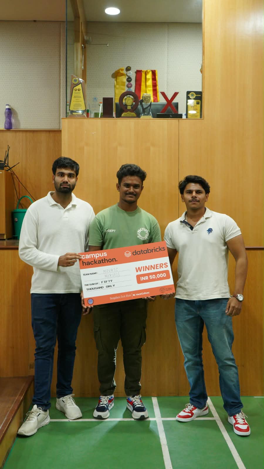 Winning Moment — Databricks Hackathon
