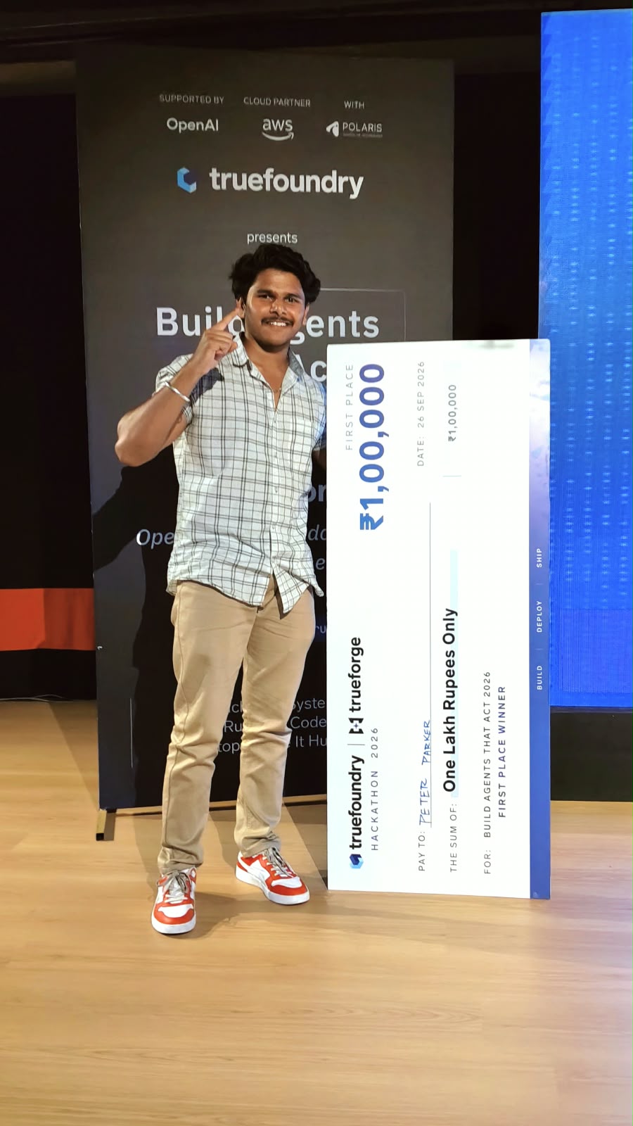 Winner — TrueFoundry Hackathon 2026
